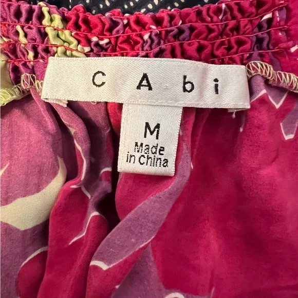 Cabi 100% Silk Top - Picture 5 of 6